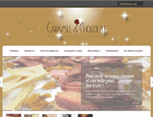 Tablet Screenshot of carameletchocolat.com